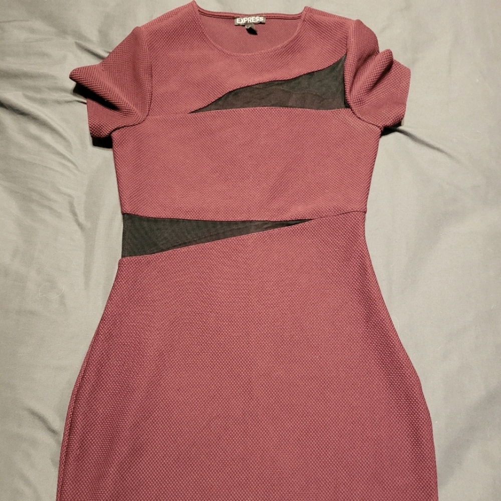 Express cut out dress